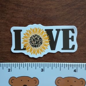 10/$10 Inspirational Positivity Sunflower Love Garden Flower Sticker Decal